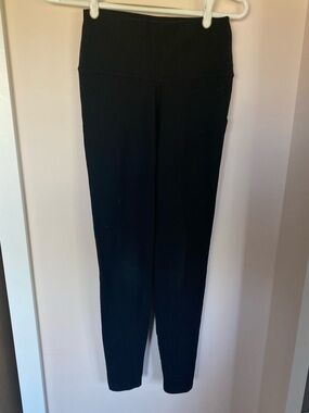 Franc Black High-Waist Leggings - XS